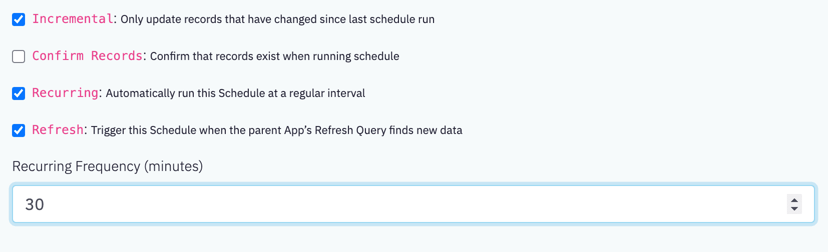 Google Sheets Import Schedule