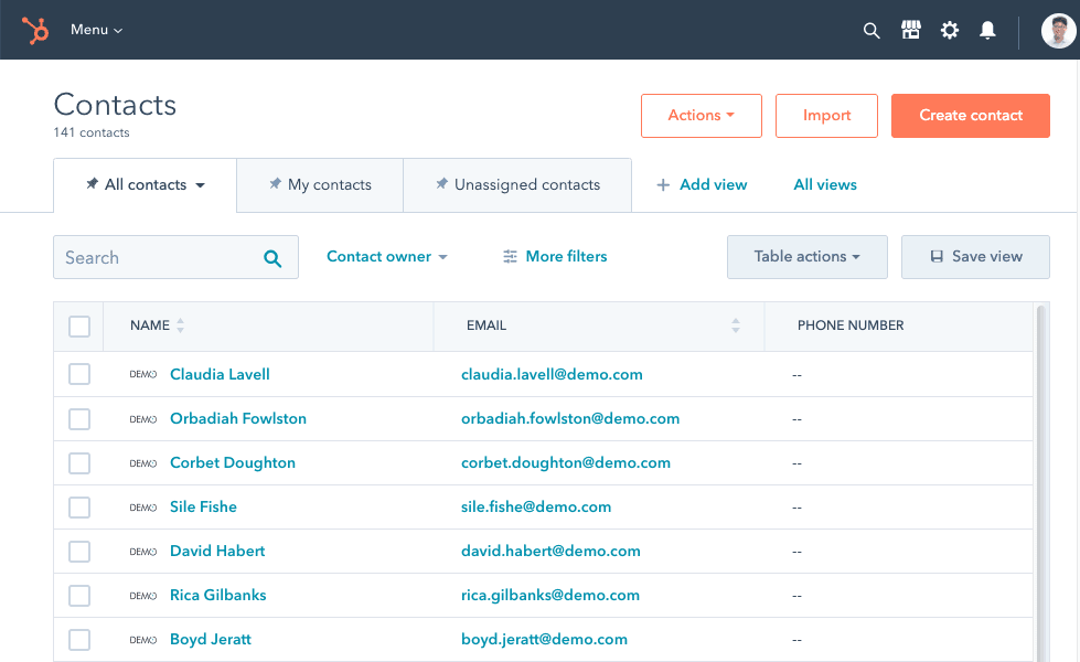 List in HubSpot